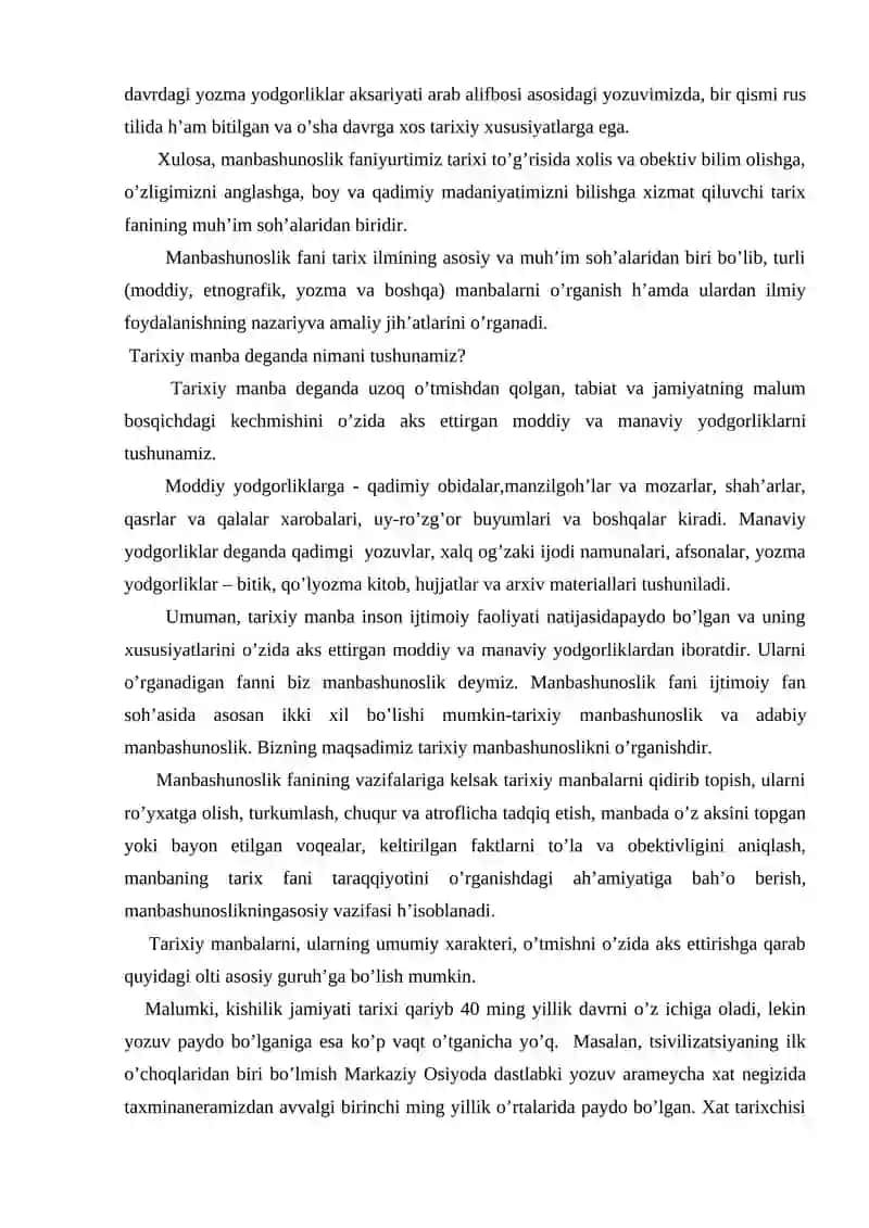 MANBALAR VA ULARNING ASOSIY TURLARI 4