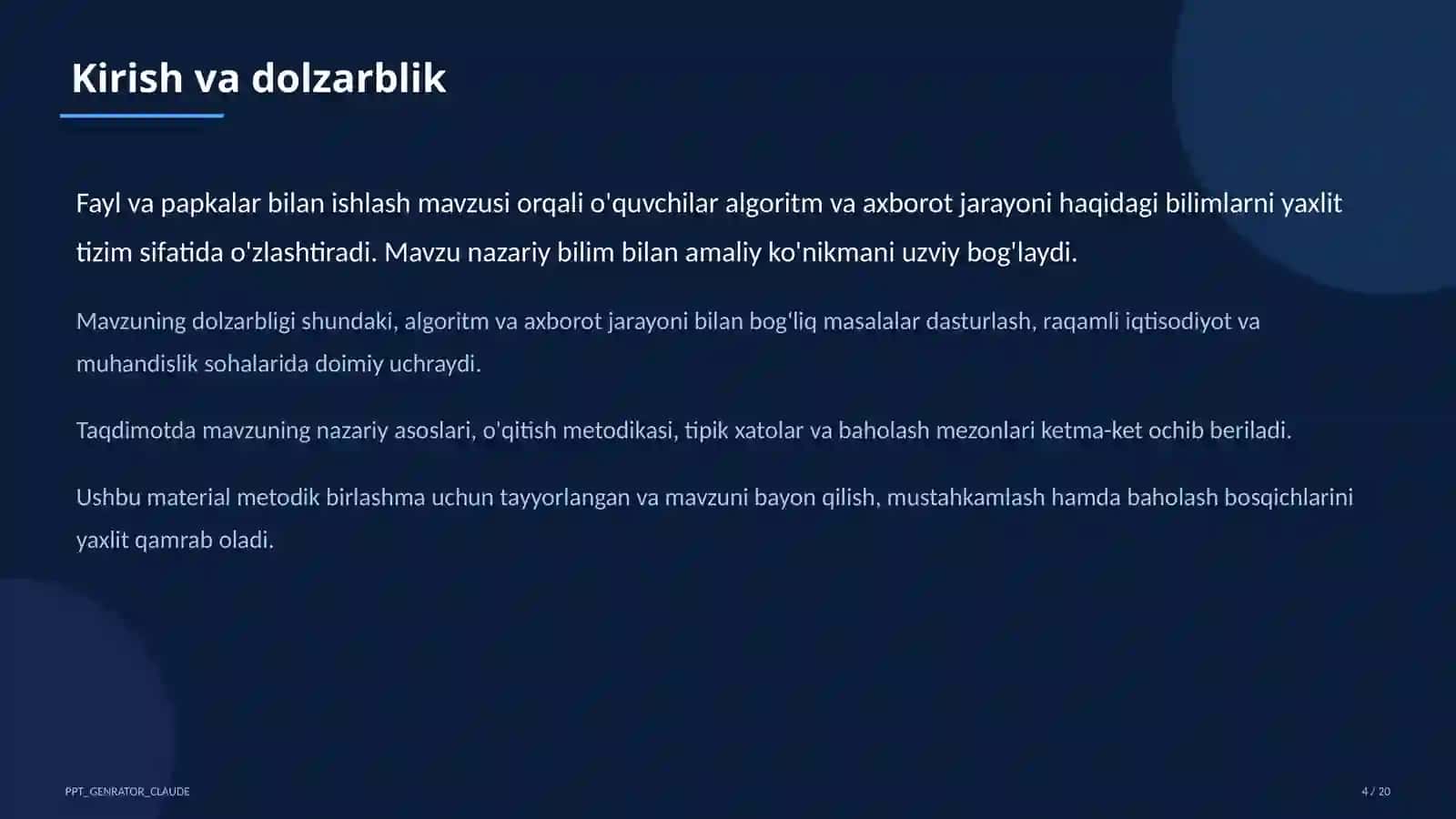 Fayl va papkalar bilan ishlash (5-sinf) 4
