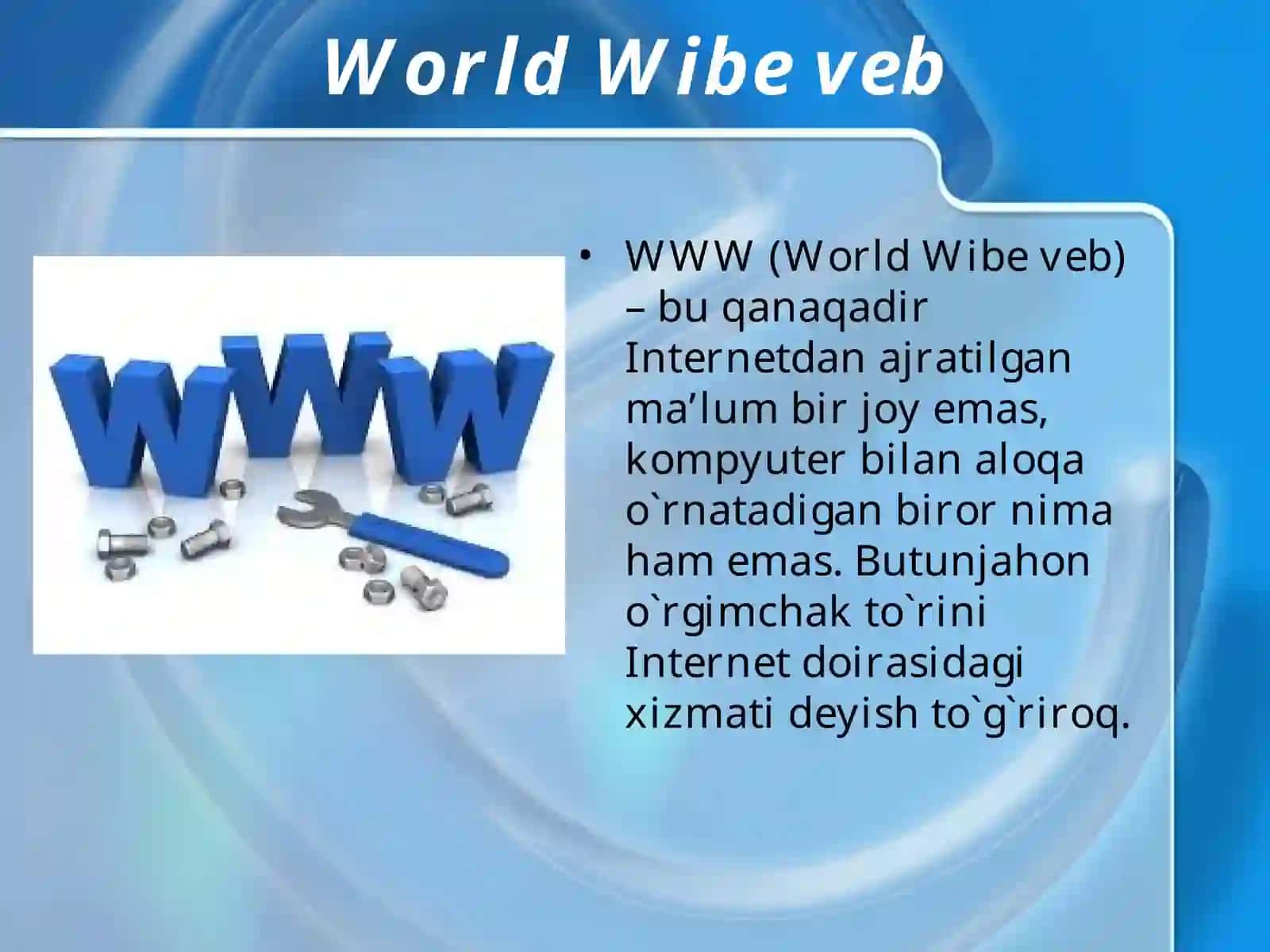 Veb-media mahsulotlarni yaratish texnologiyasi 4
