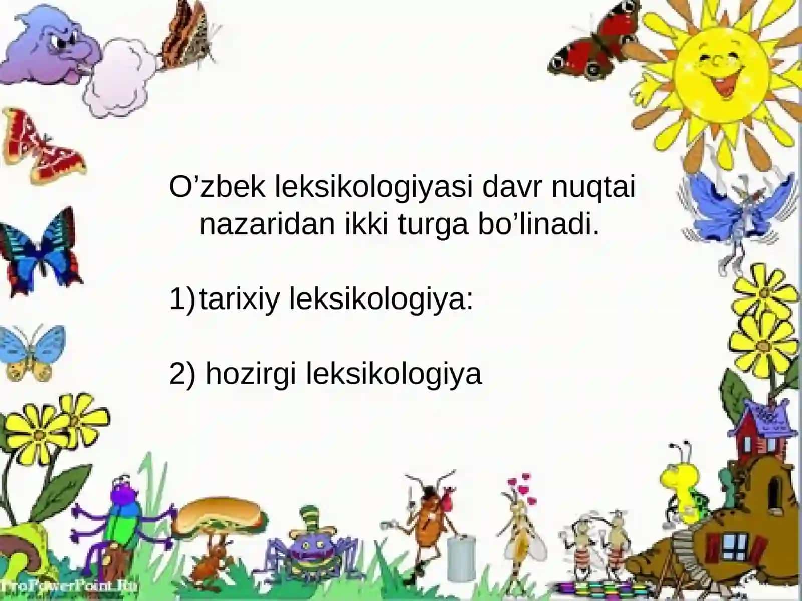 O'zbek tilining leksik qatlamlari 4