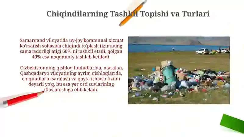 Chiqindi Muammosini Hal Qilish Yo'llari va Tavsiyalar 4