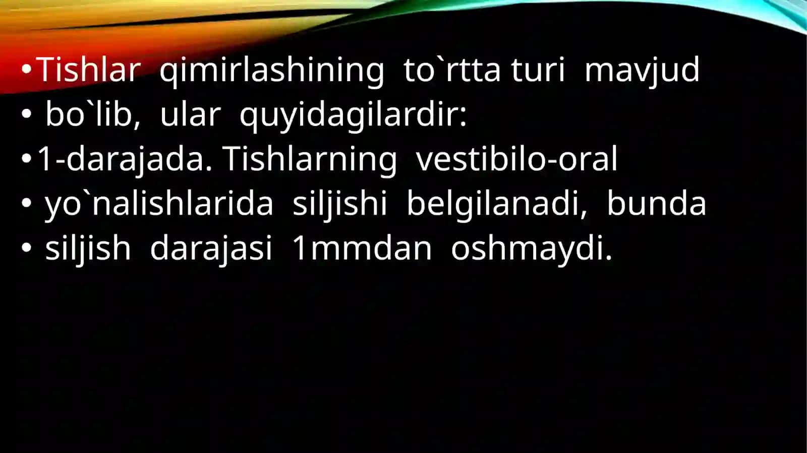 Tishlarning patalogik qimirlashi 4