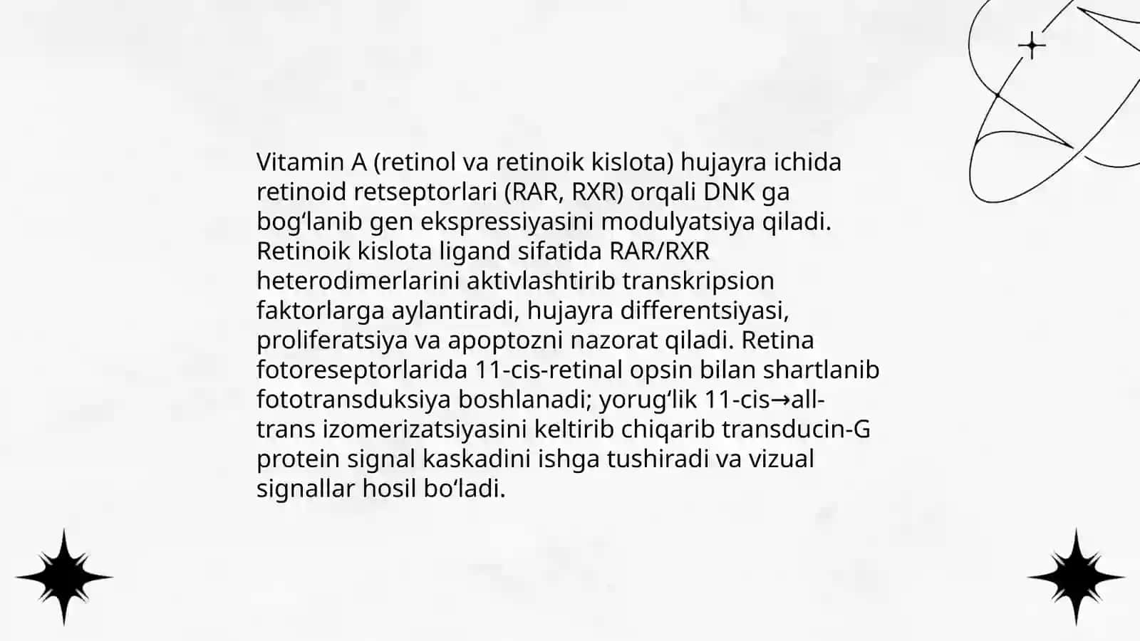 Vitaminlarning biokimyo va molekulyar biologiyaviy roli 4