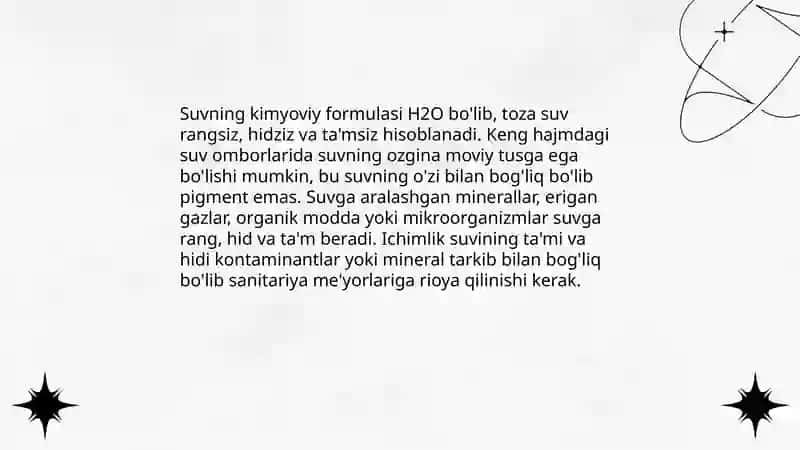 Suv va uning xossalari 4