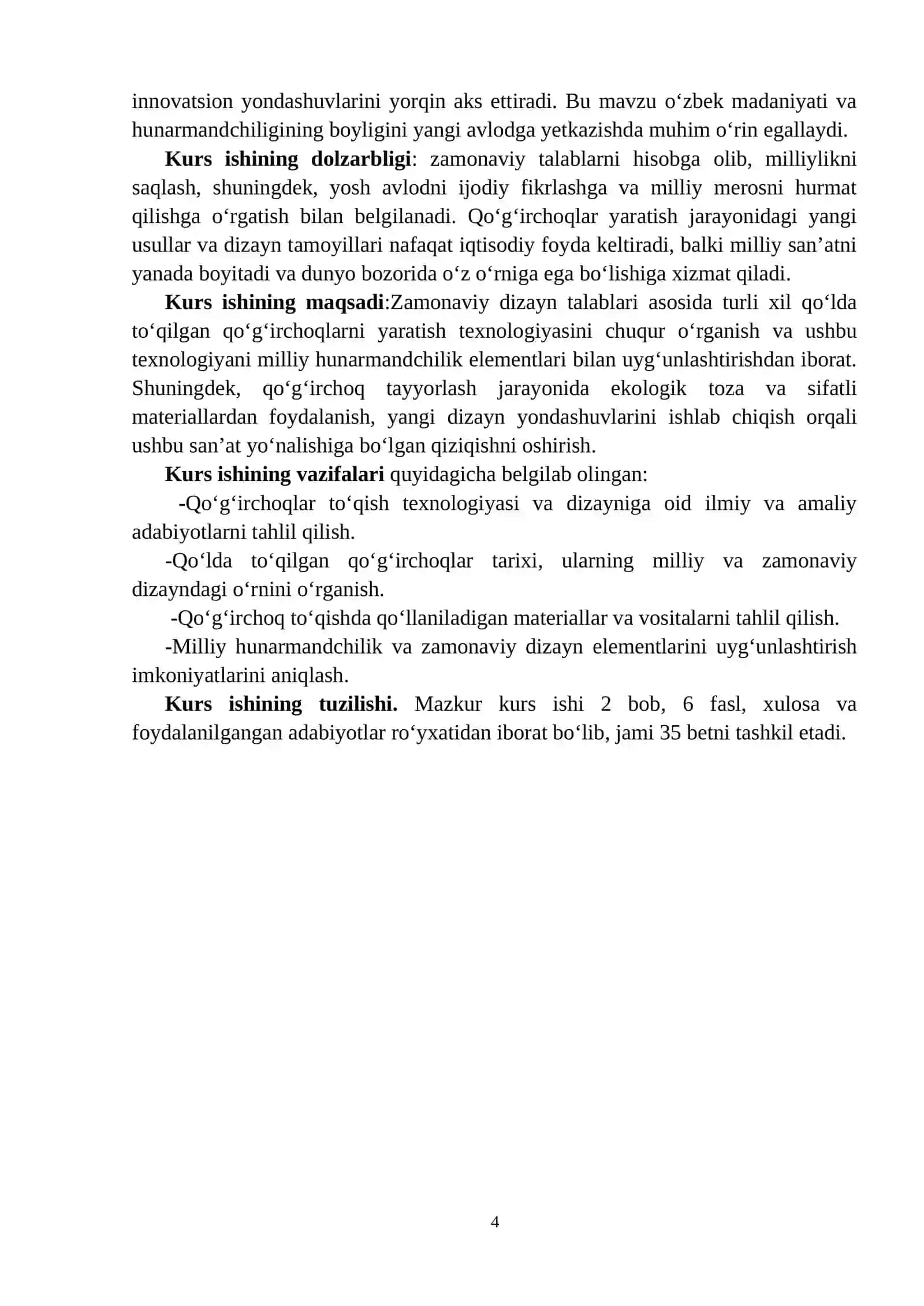 Zamonaviy dizayn talablari asosida turli xil qo‘g‘irchoqlar to‘qish texnologiyasi 4