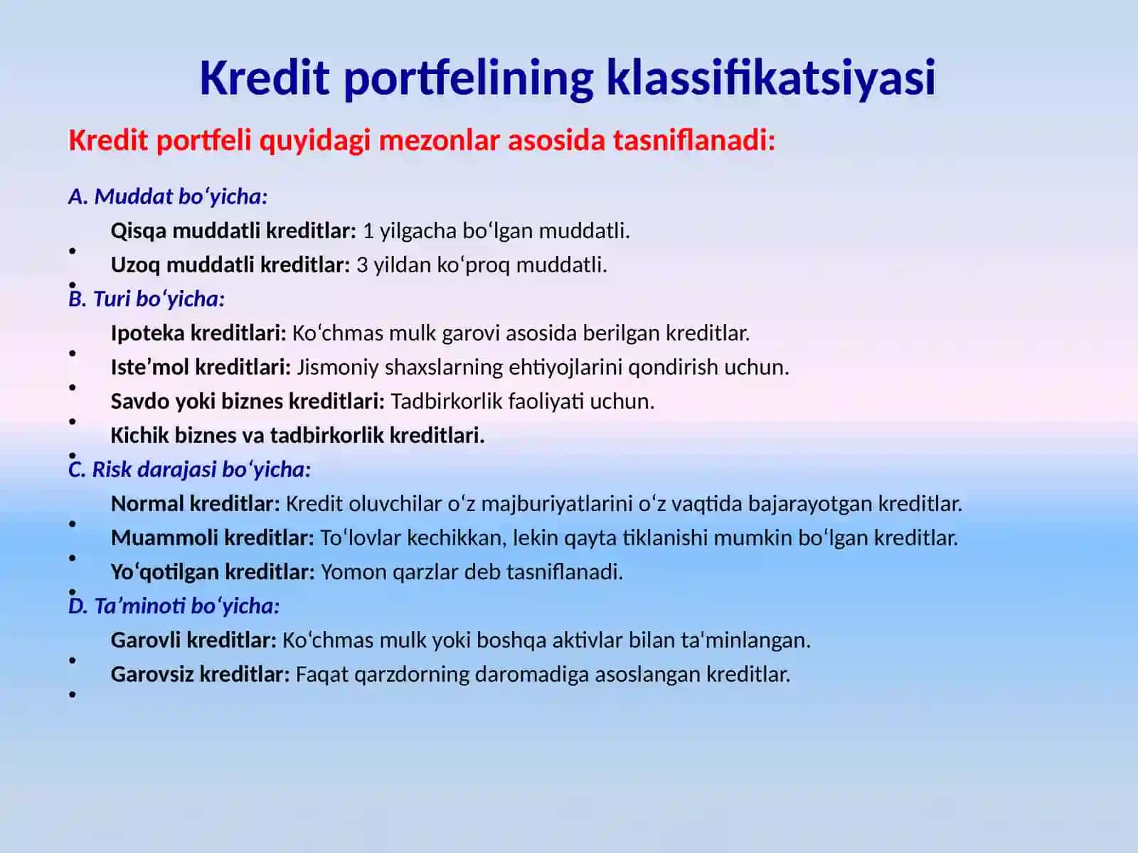BANKKREDITPORTFELI 4