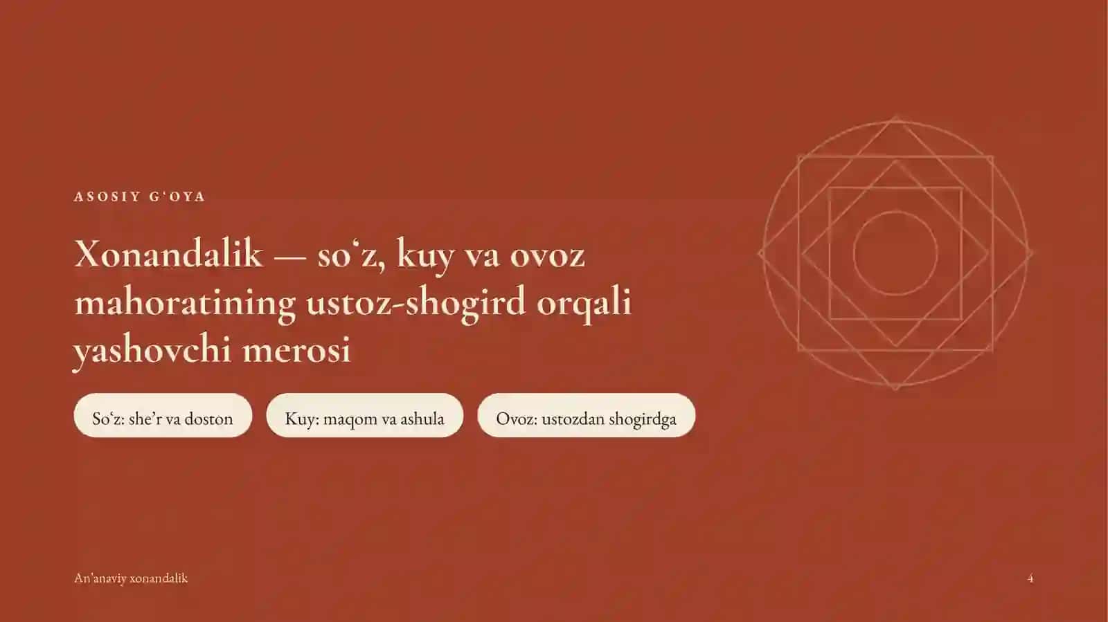 MUSIQA SANʼATI Anʼanaviy xonandalik 4