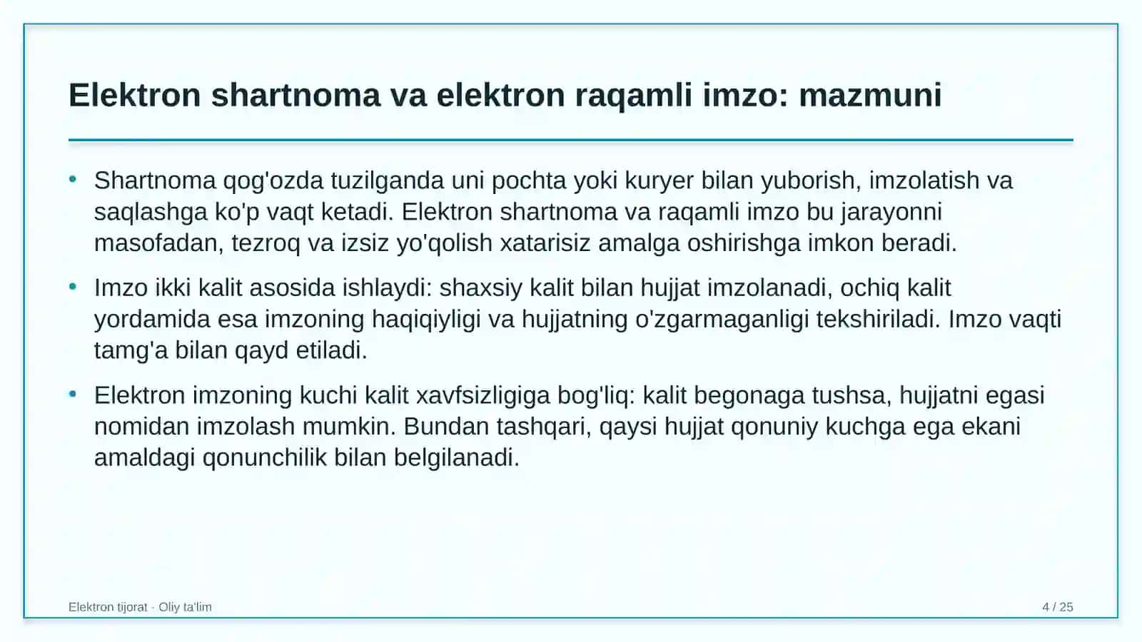 turistik zonalarda elektron shartnomalar va elektron raqamli imzo 5383 4