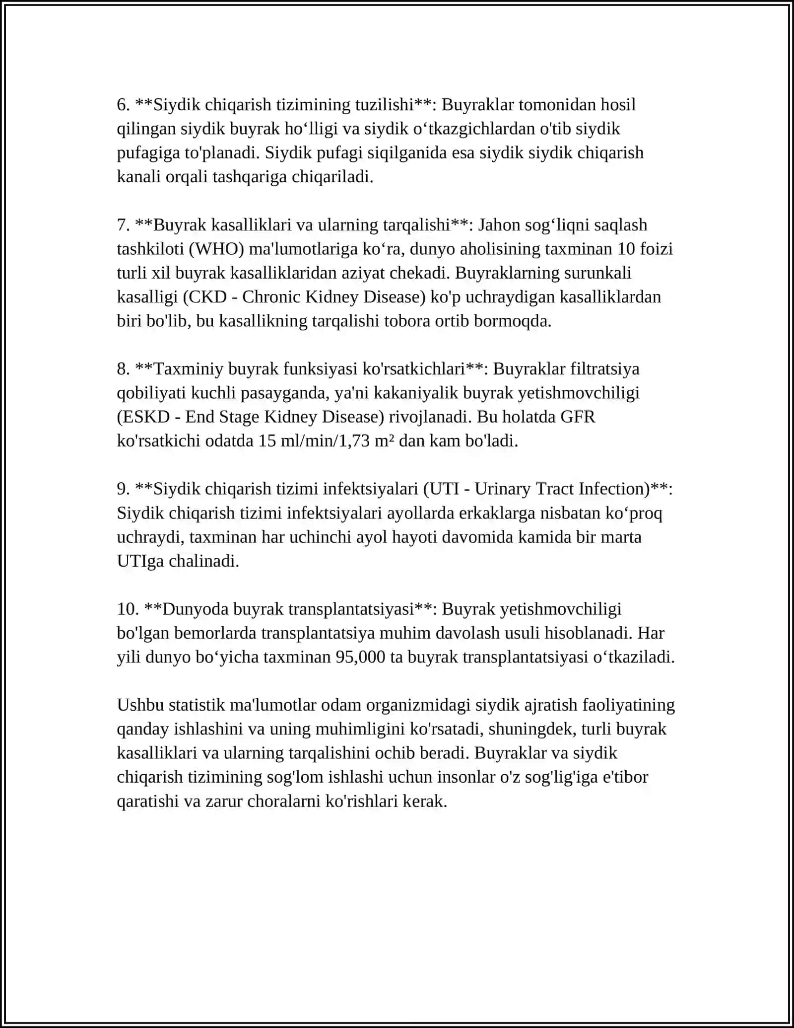 SIYDIK AJRATISH FAOLIYATINING BUZILISHINING SINDROMI 4