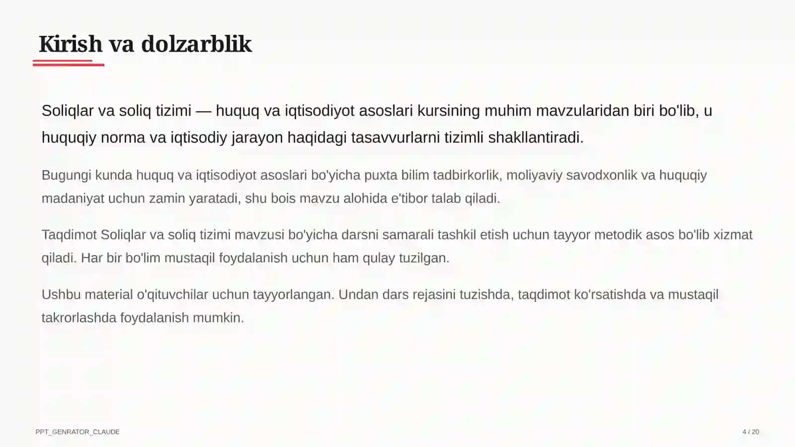Soliqlar va soliq tizimi (10-sinf) 4