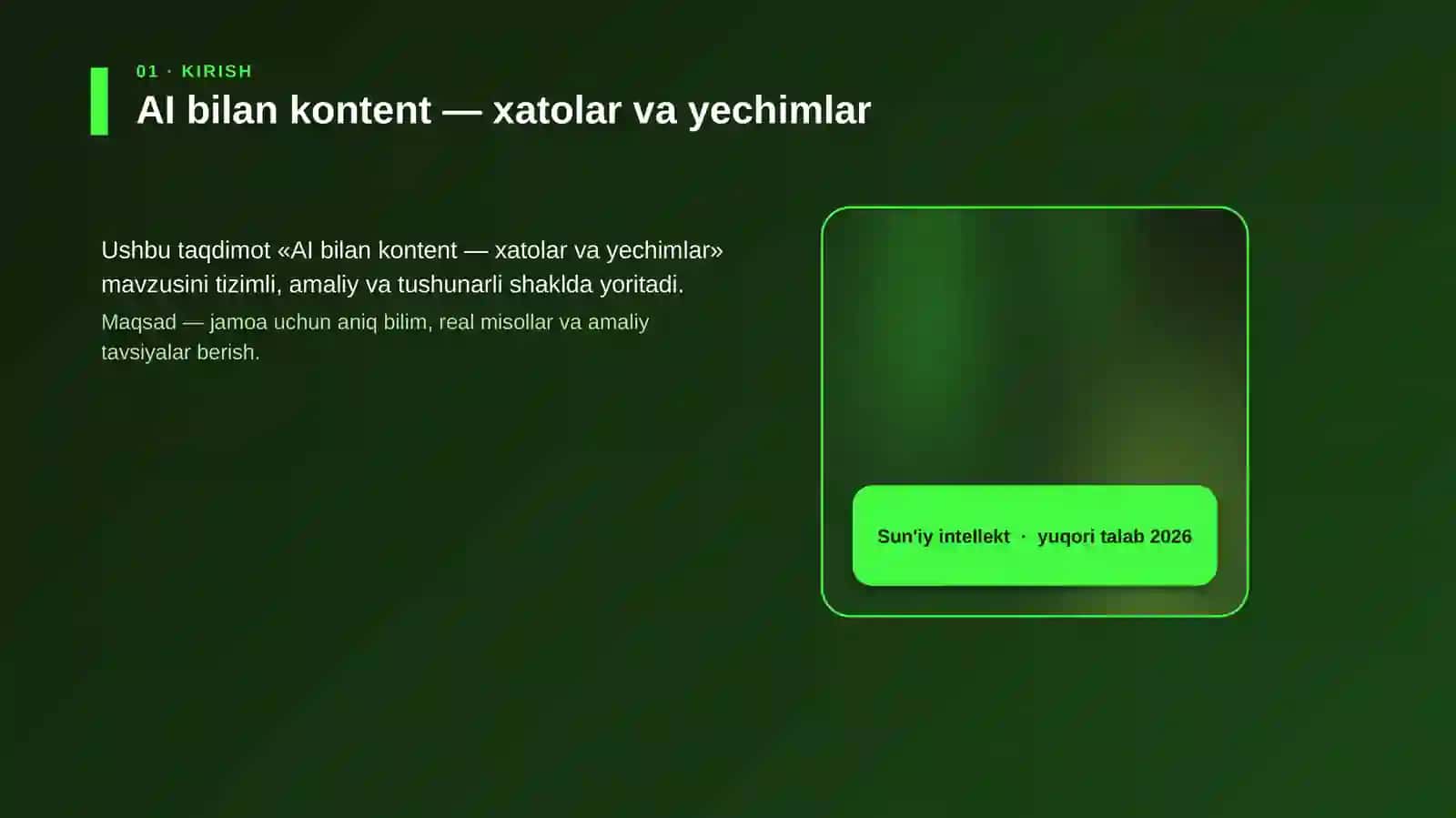 AI bilan kontent — xatolar va yechimlar 4