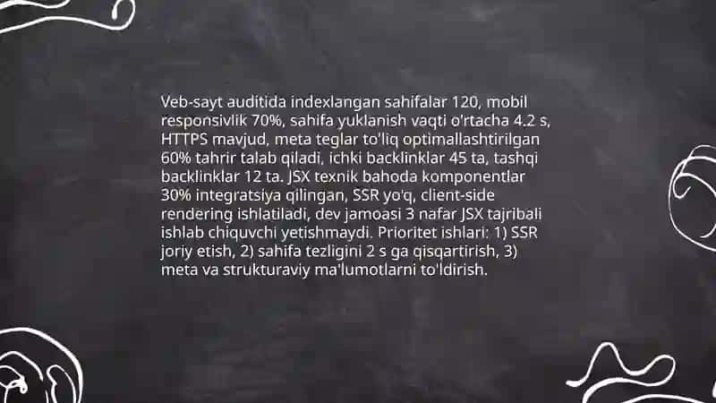 SEO va JSX kommunal gigiyena boʻlimi ish rejasini tuzish 4