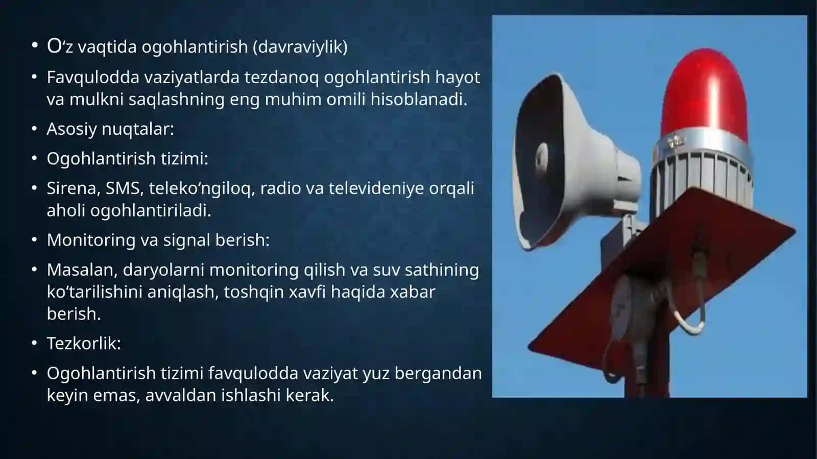 Favqulodda vaziyatlarda aholinimuhofazalash. Jamoaviy himoya vositalari 4