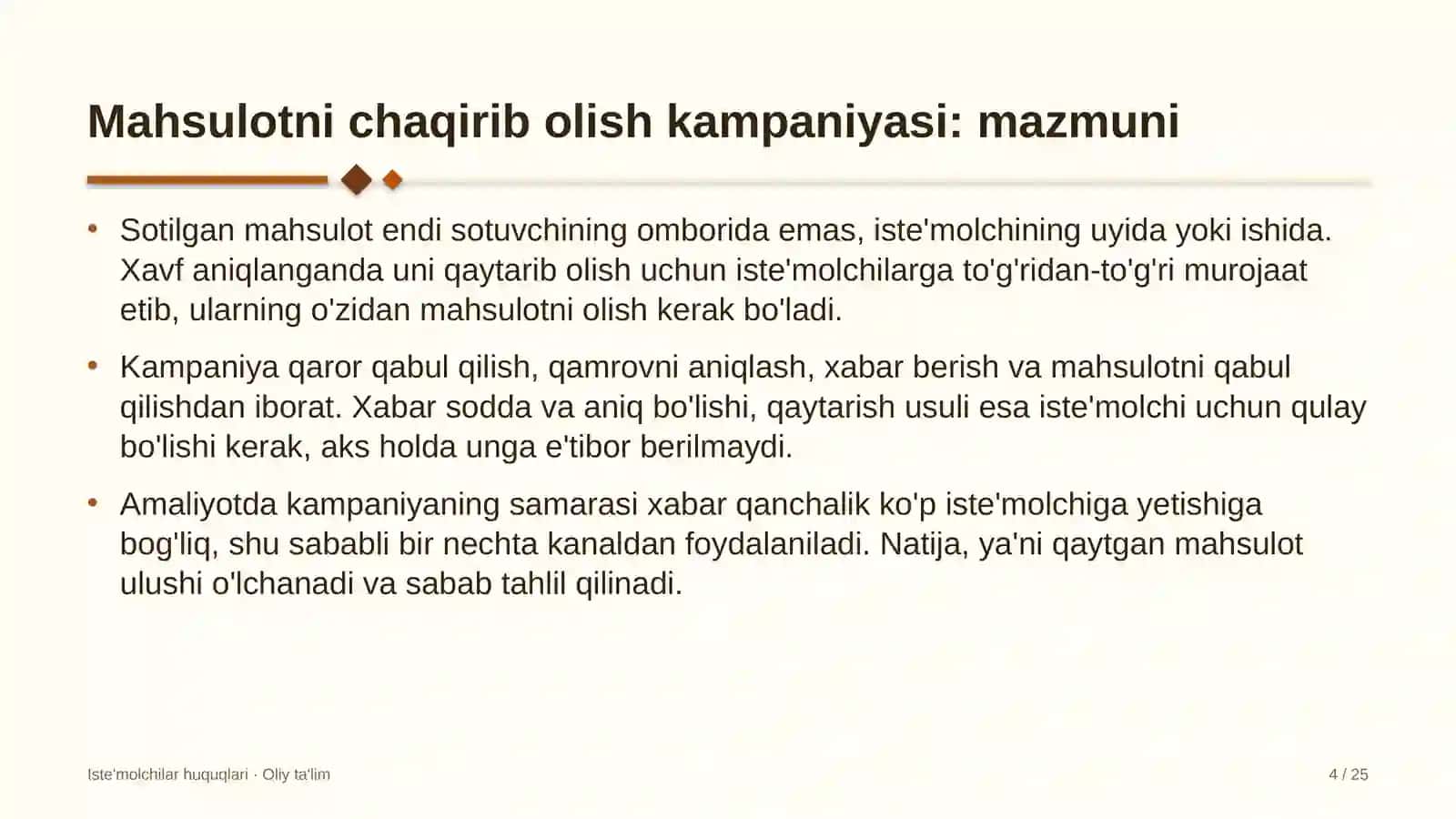 shahar yo'lovchi transportida mahsulotni chaqirib olish kampaniyasini o'tkazish 2260 4