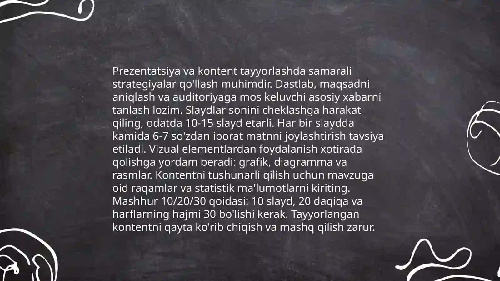 Video ma'ruzalar va ularni tashkil etishga qo'yiladigan talablar 4