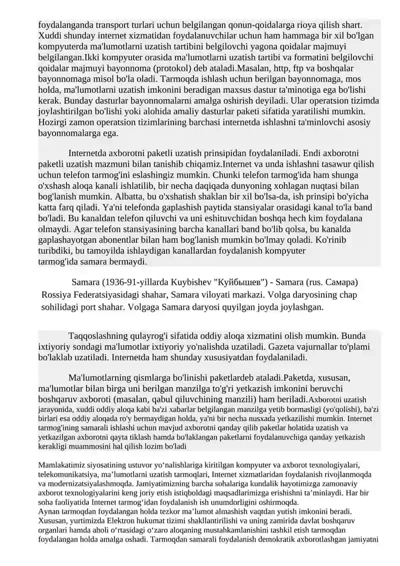 Global kompyuter tarmoq‘i va uni himoyalash 4