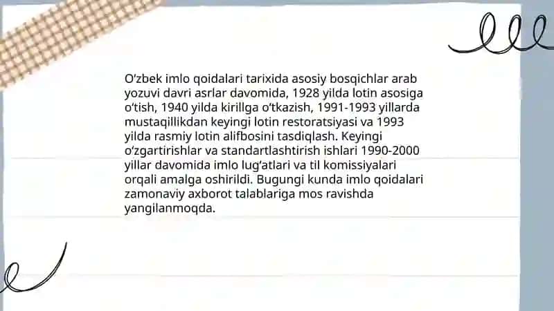 Imloviy savodxonlik 4