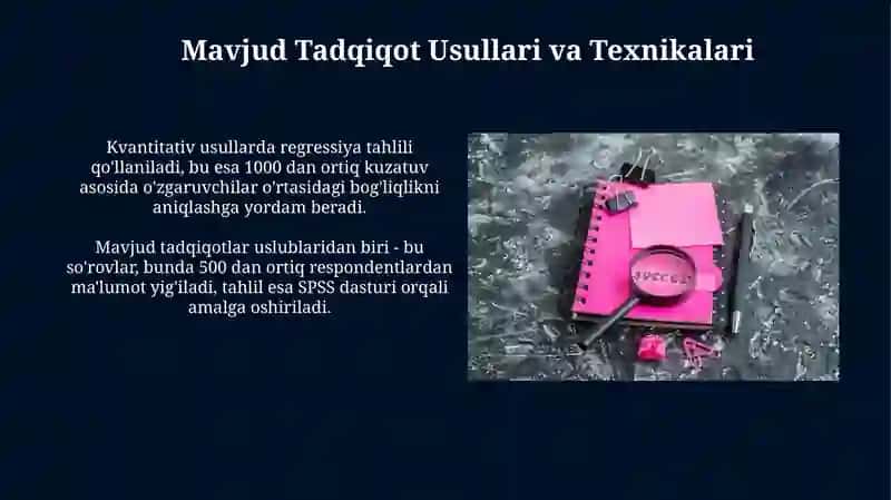 Bozor majmuini oʻrganish va uni takomillashtirish imkoniyatlari 4