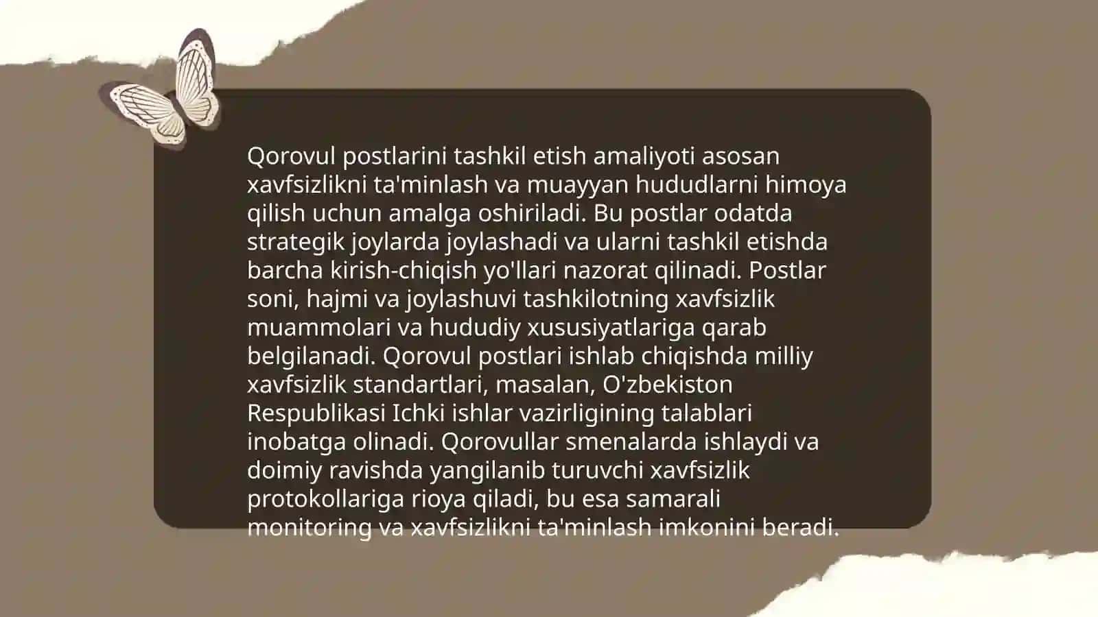 Garnizon va qorovul xizmatini ôtash va tashkil etish 4