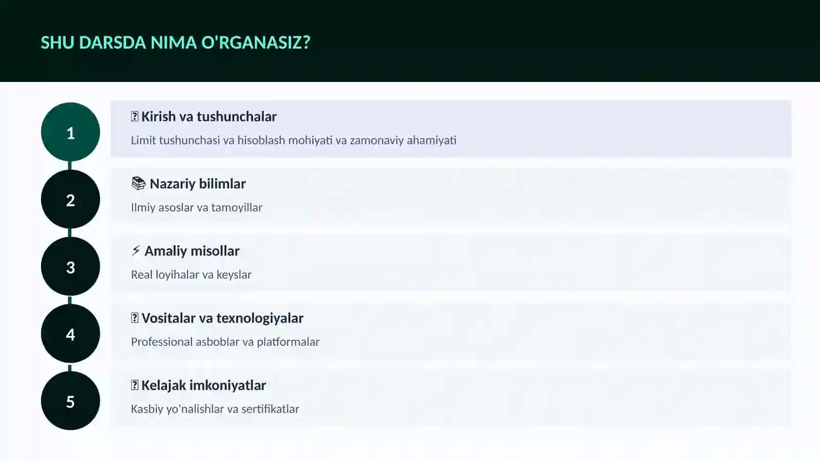 MATEMATIKA — UY VAZIFALARI 4