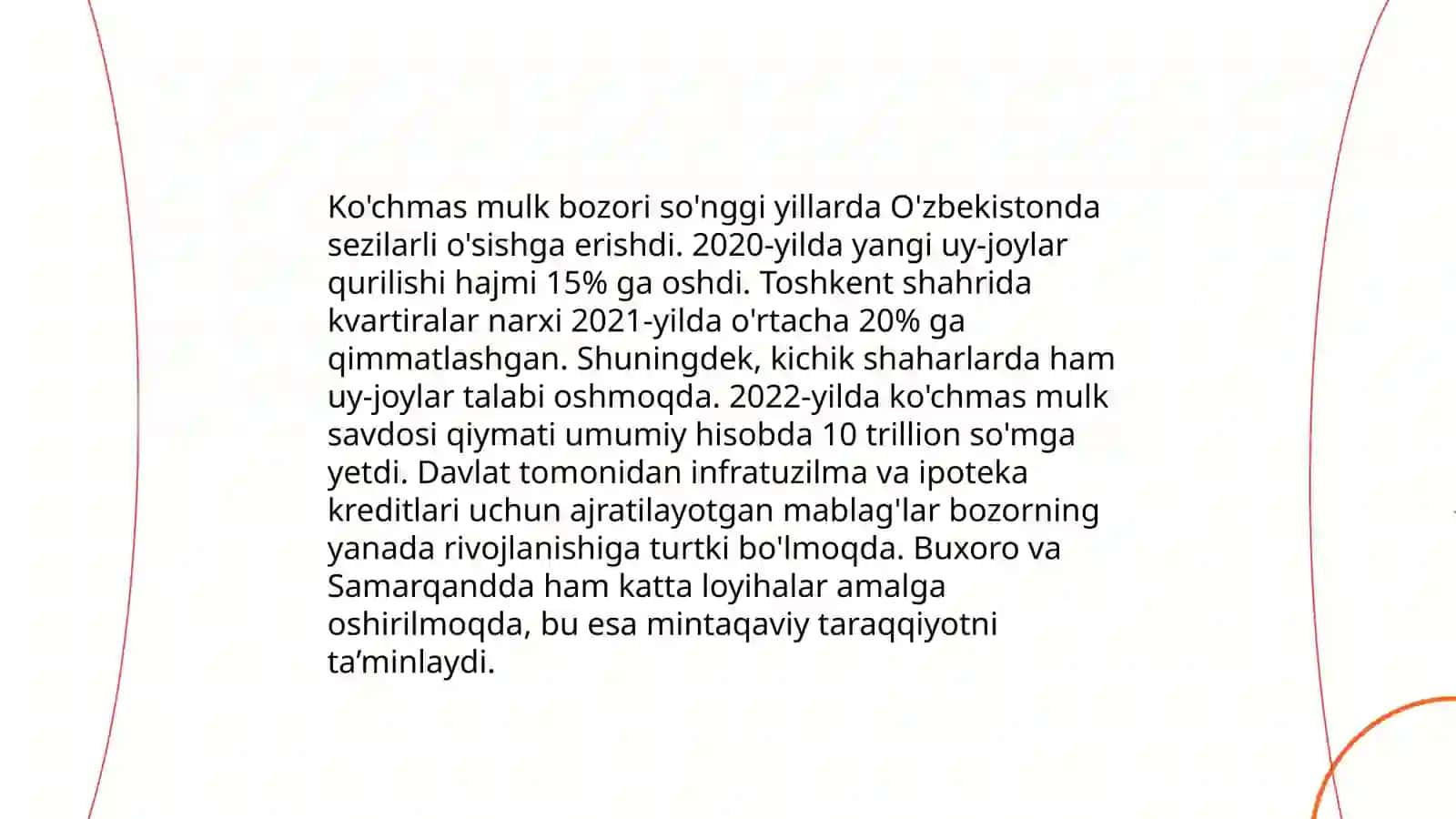 Mulkchilik bo'yicha asosiy ko'rsatkichlar 4