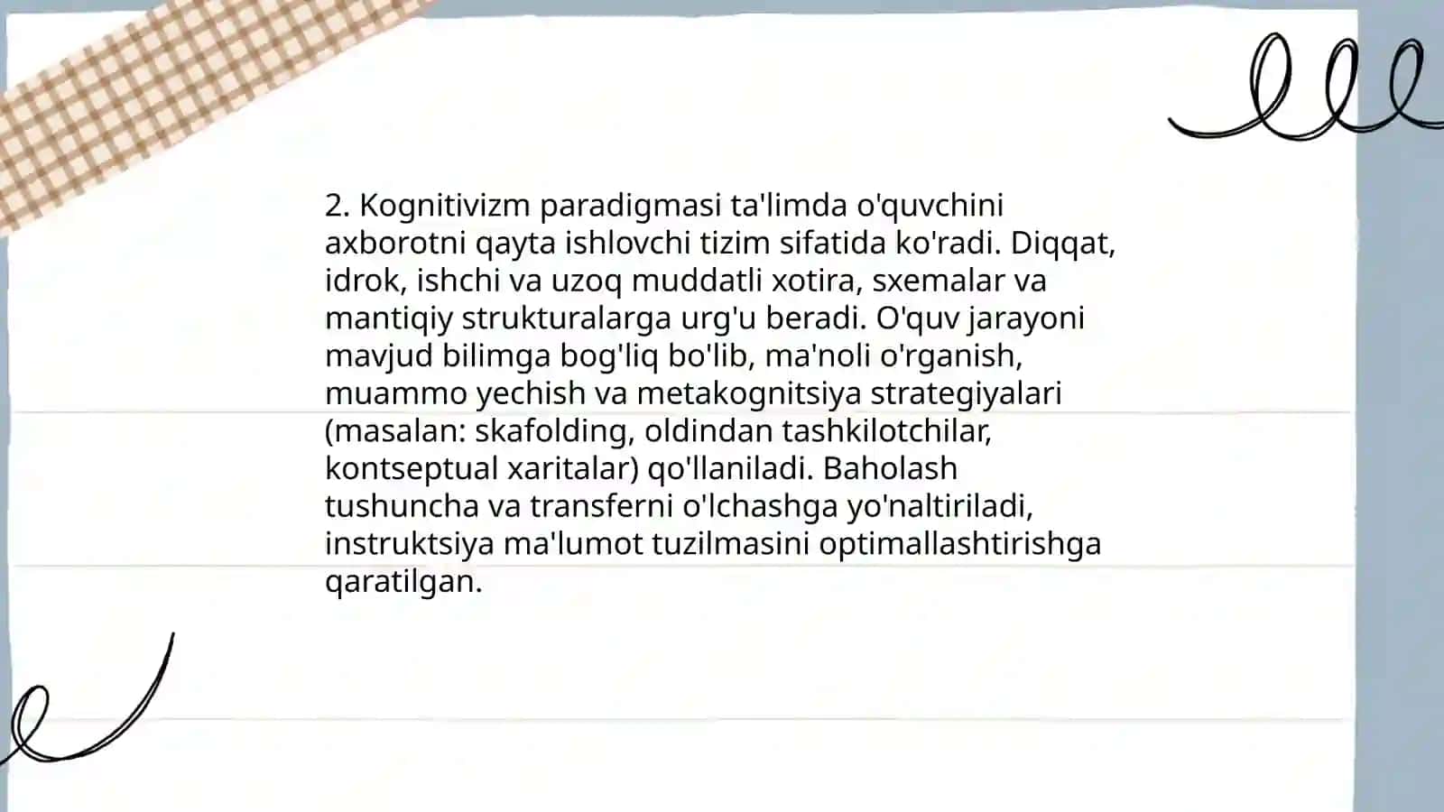 Ta'lim paradigmalari 4