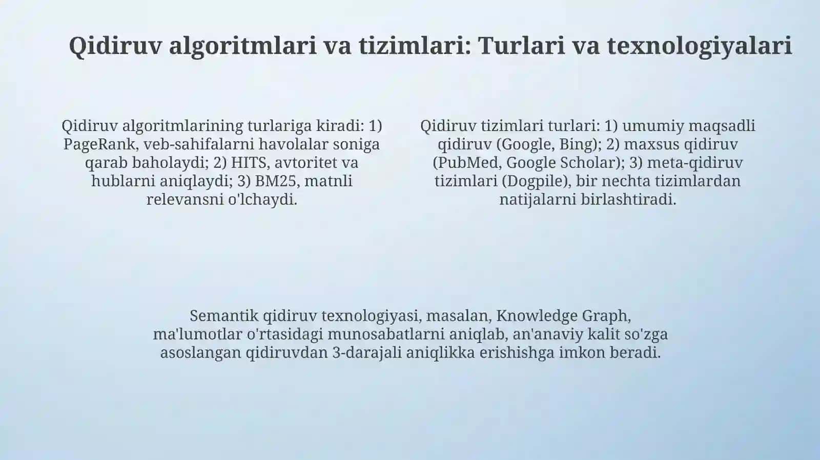 Internet va professional bazalarda axborot qidirish texnalogiyasi 4