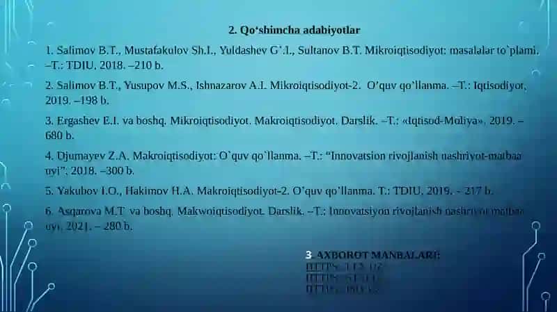 Iqtisodiy bazis tushunchalari 4