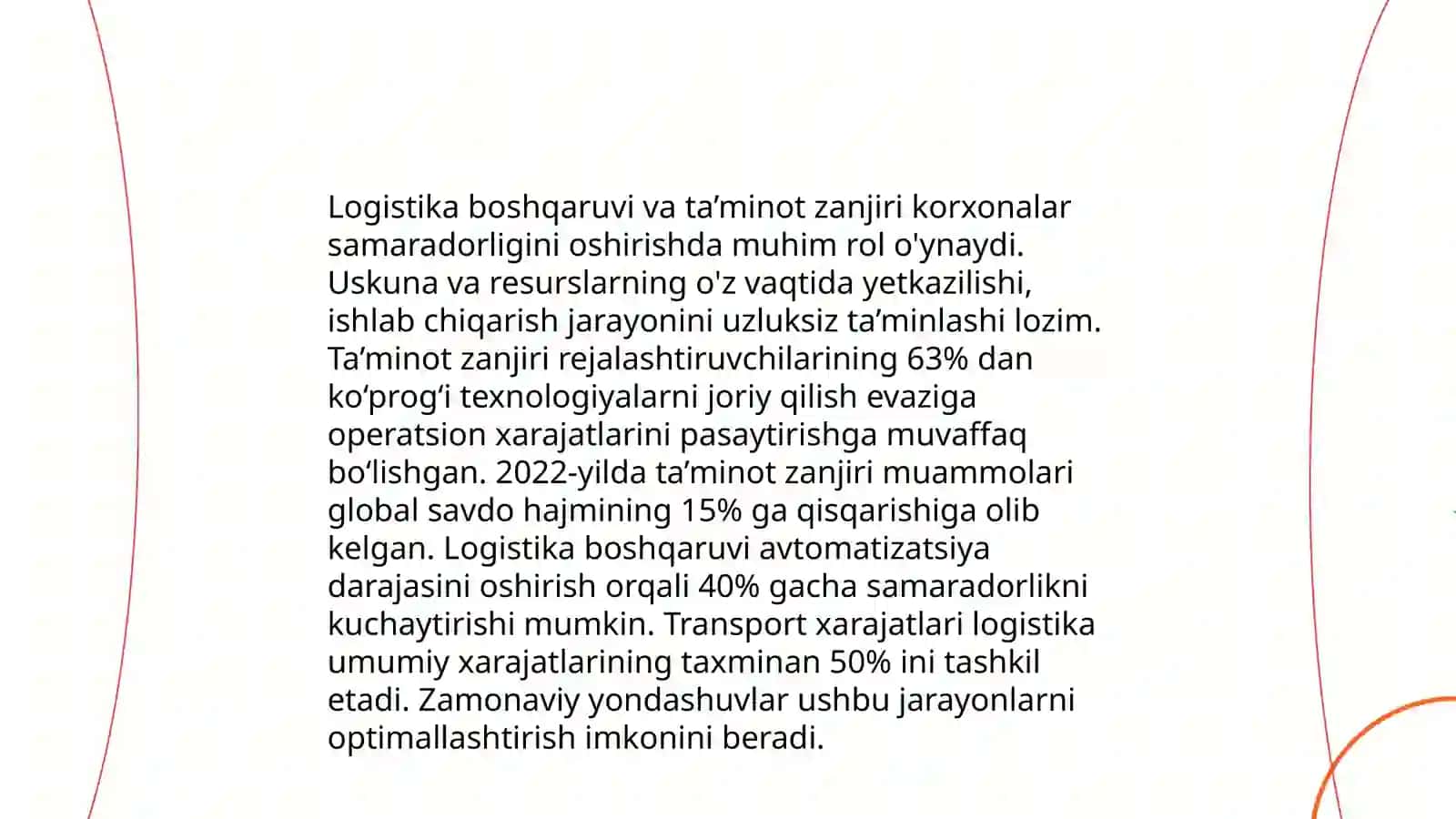 Ta’minot zanjirini loyihalash asoslarini ishlab chiqish 4