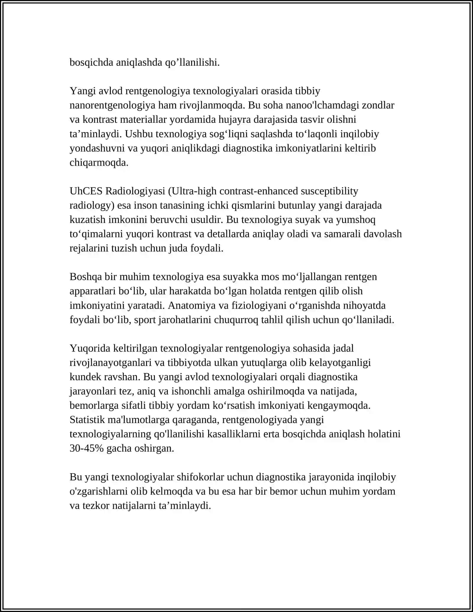 RENTGENOANATOMIYADA YANGI TEXNOLOGIYALAR 4