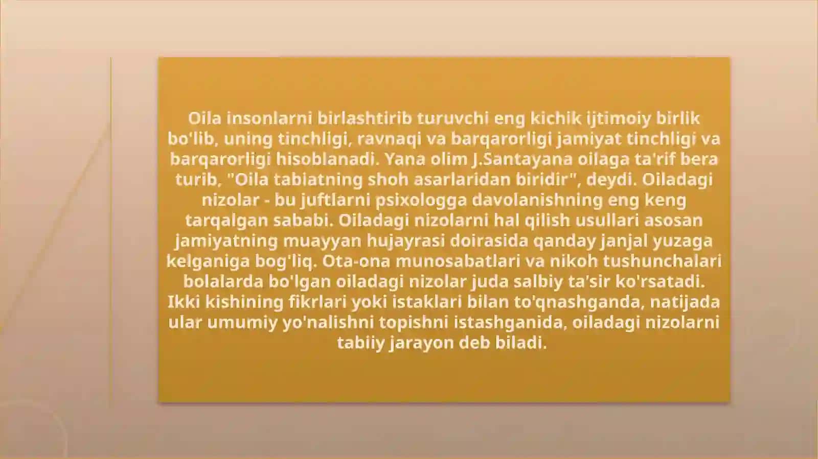 Oilada ijtimoiy muammolarning kelib chiqish sabablari 4
