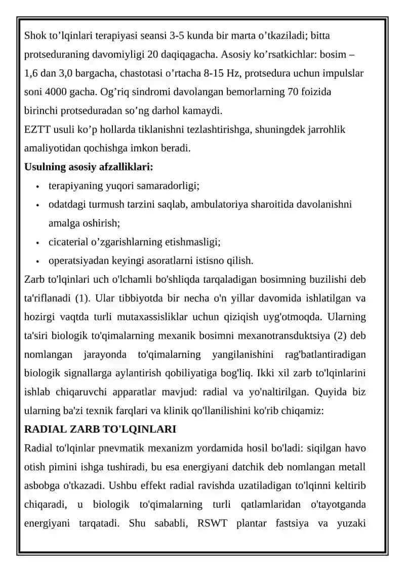 Zarbali To`lqin Terapiya 4