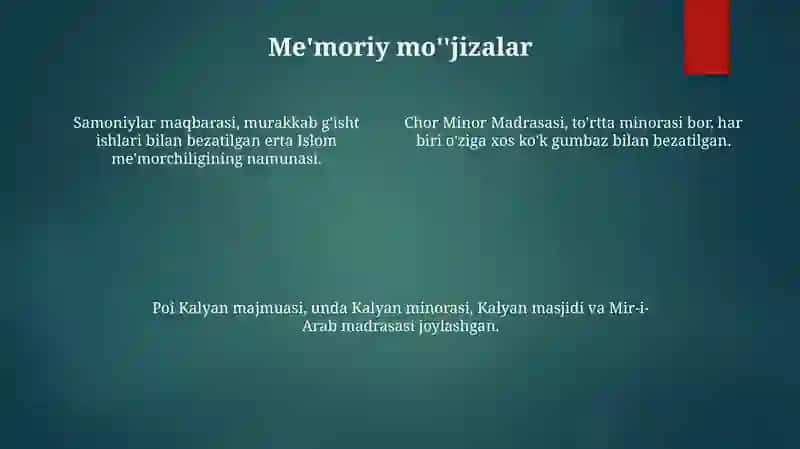 Zamonaviy Buxoro 4