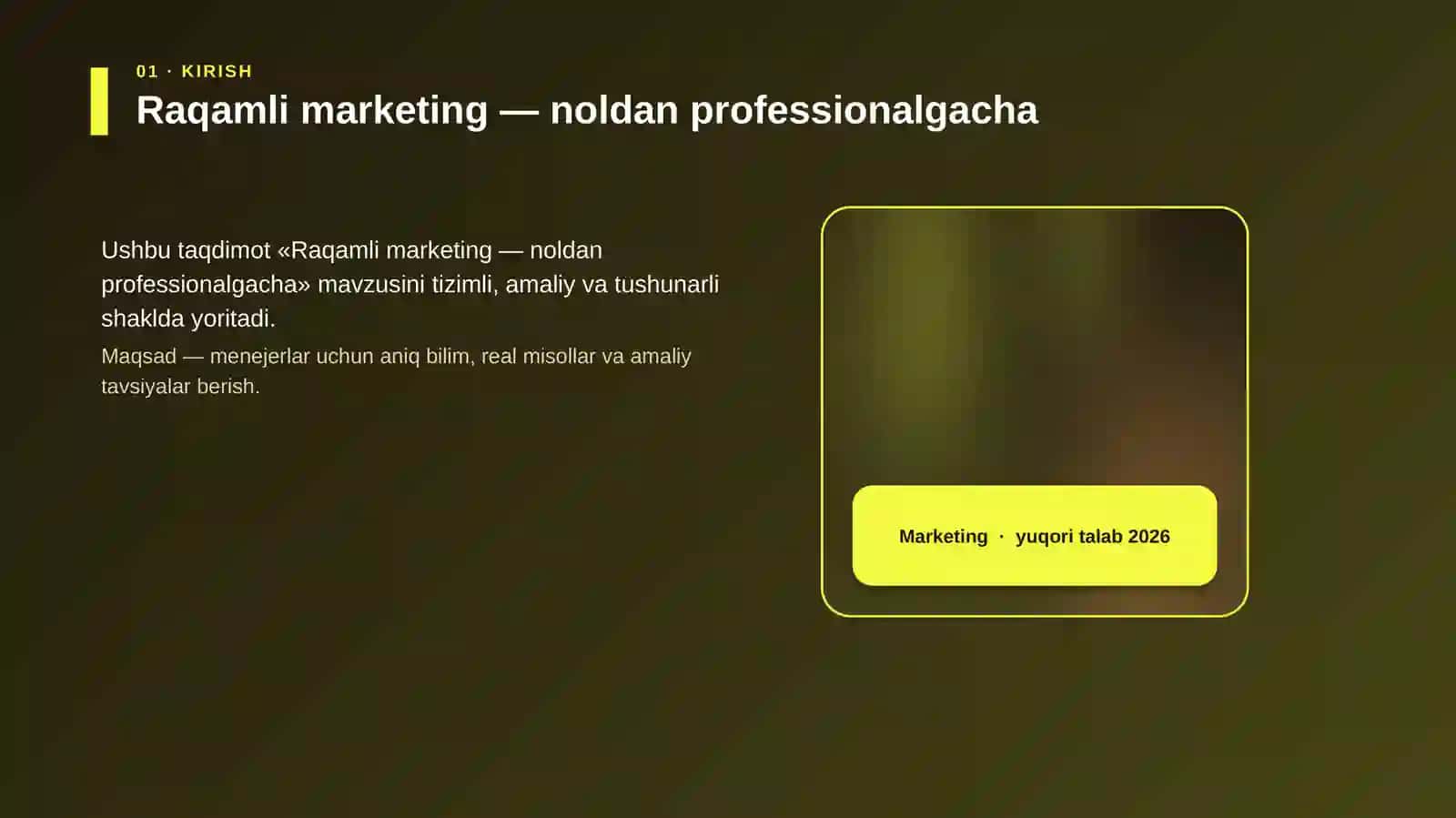 Raqamli marketing — noldan professionalgacha 4