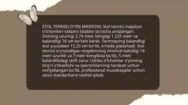 STOL TENNISI VA UNI O'YNASH QOIDALARI 4