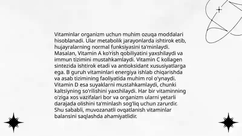 Vitamin turi va ahamiyati 4
