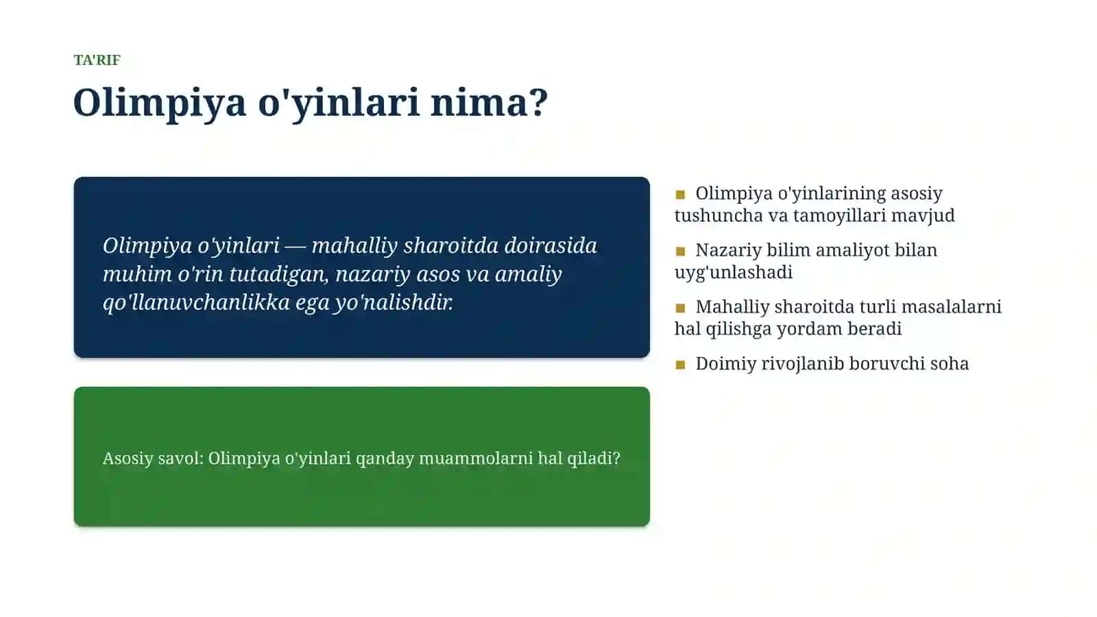 Olimpiya o'yinlari 4