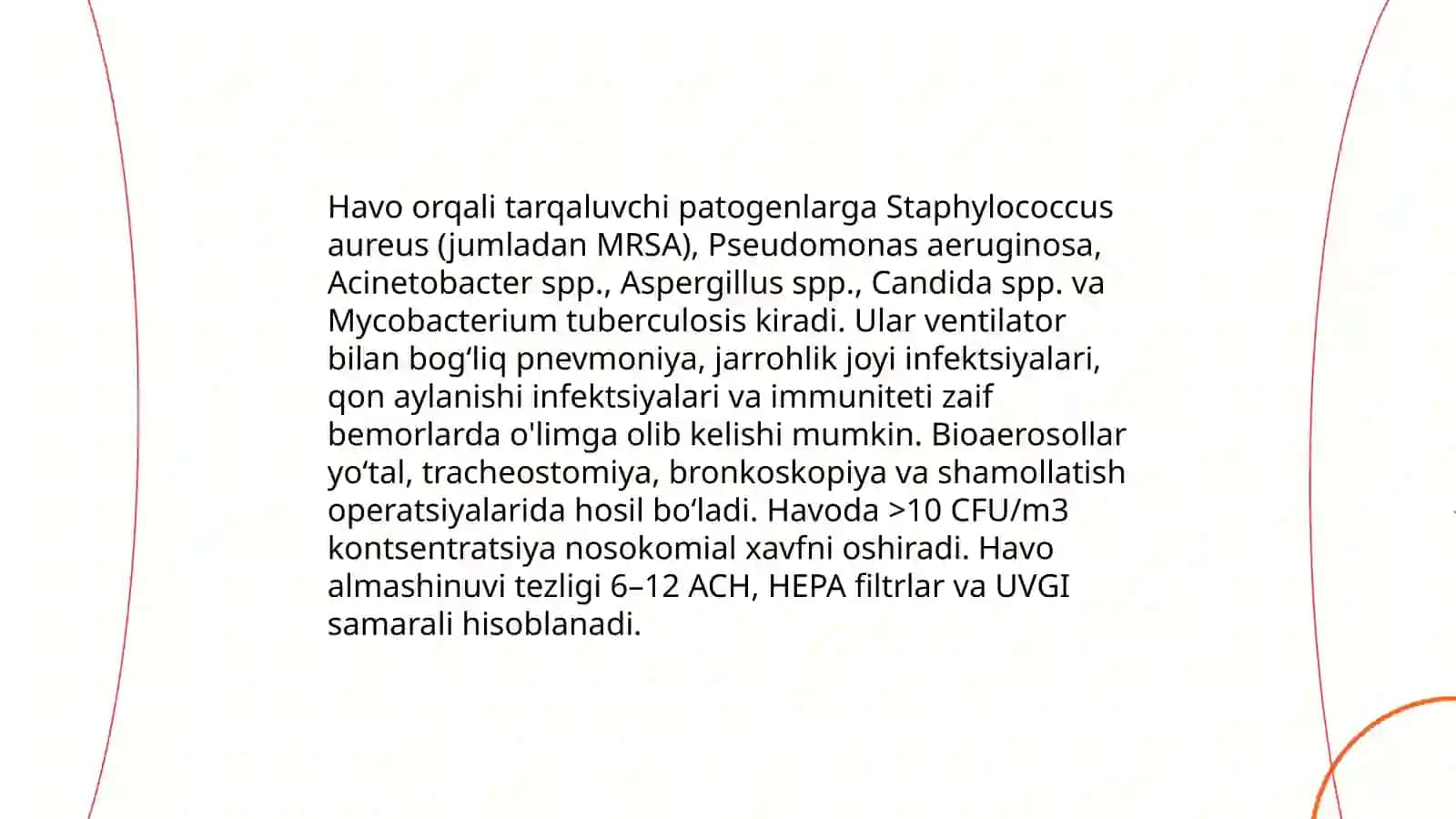 Kasalxona havosida bakterial ifloslanishning ichki infektsiyalarga ta'siri 4