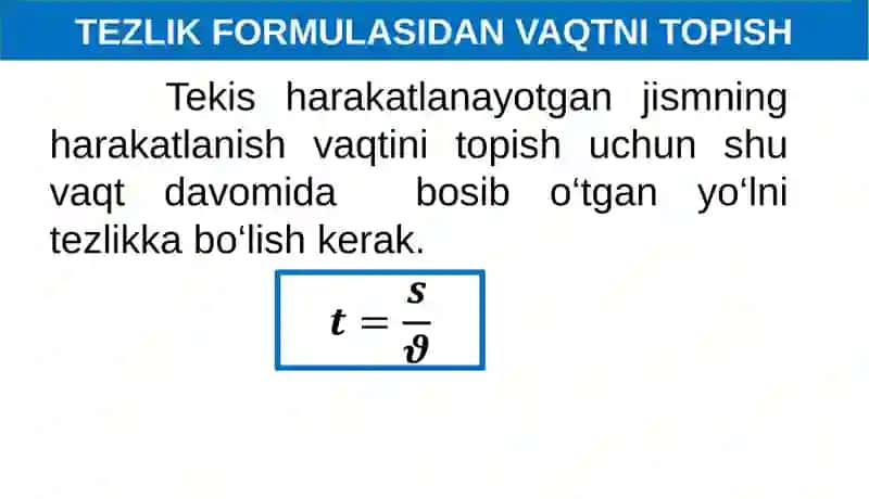 TO‘G‘RI CHIZIQLI TEKIS HARAKATNING GRAFIK TASVIRI 4