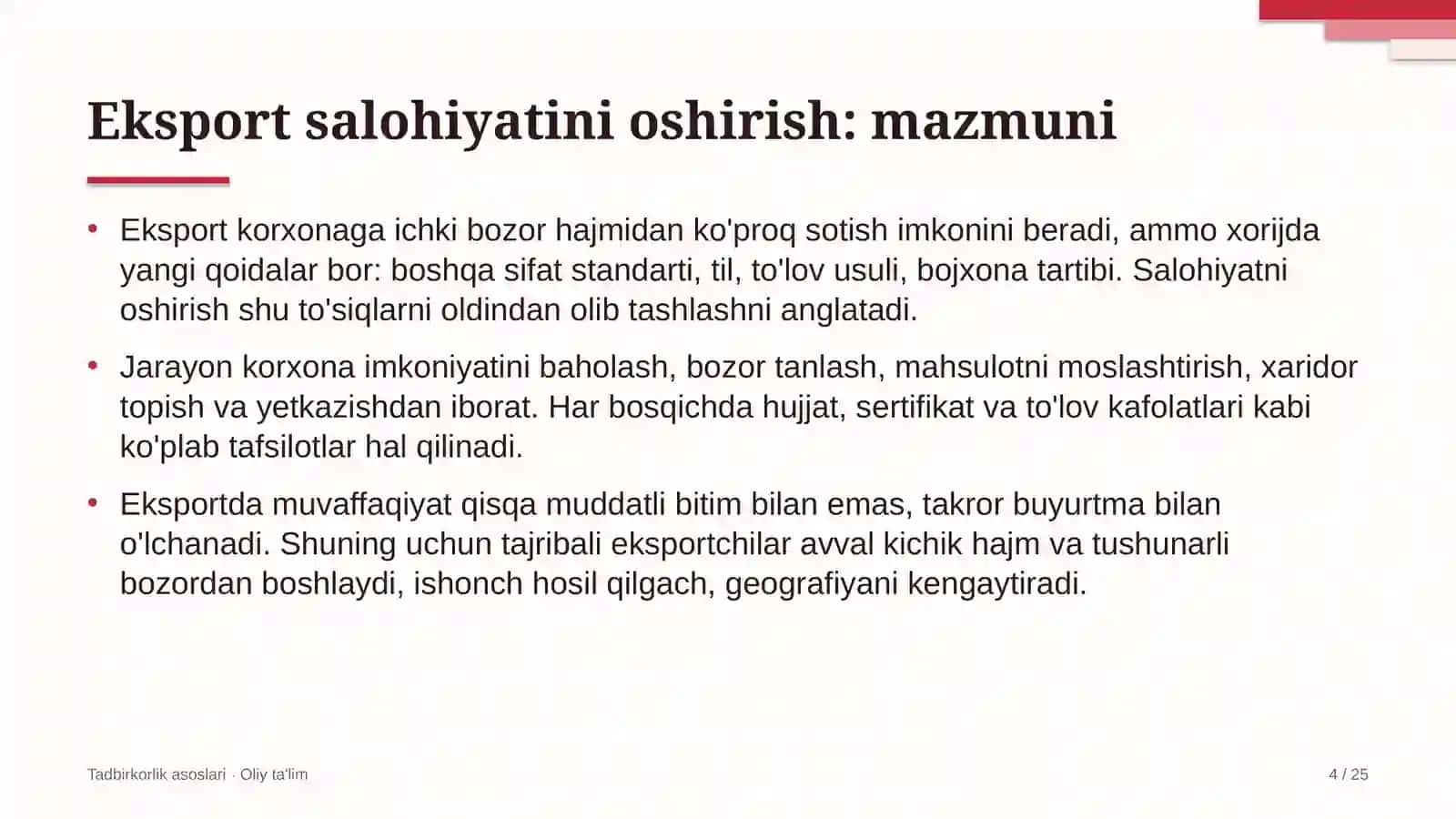qurilish nazorati inspeksiyalarida eksport salohiyatini oshirish 3020 4
