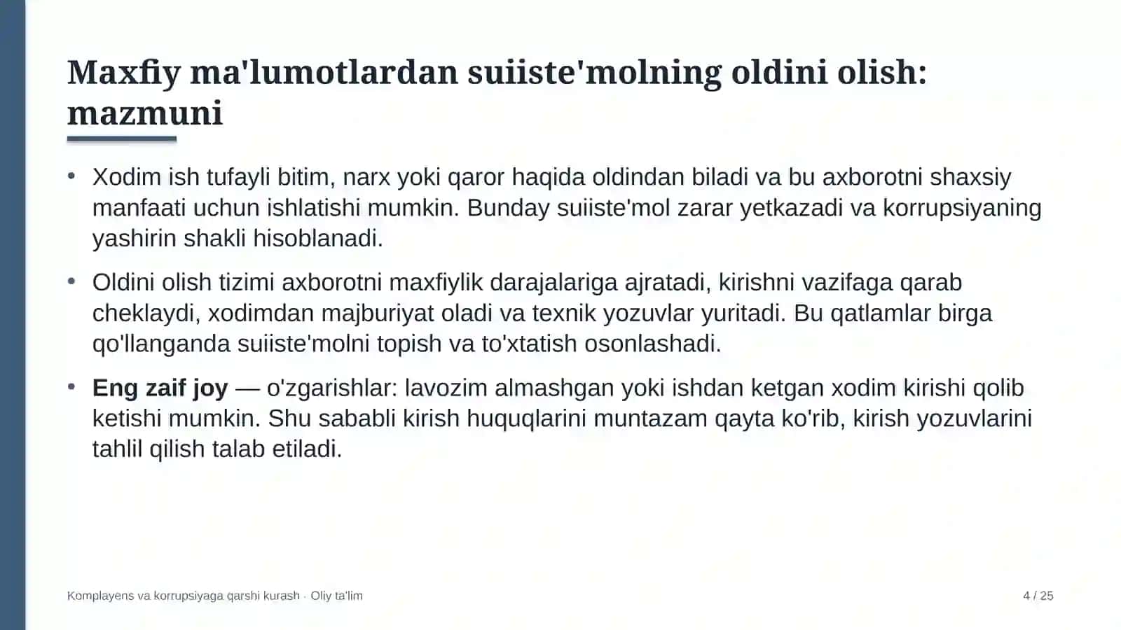videoprodakshn studiyalarida maxfiy ma'lumotlardan suiiste'mol qilishning oldini olish 7837 4