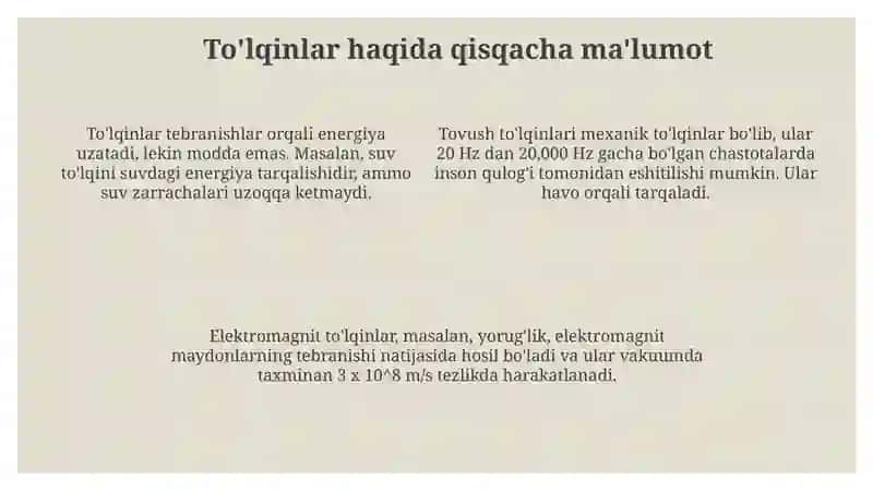 De Broyl to‘lqini nima va u boshqa to‘lqinlardan farq qiladimi 4
