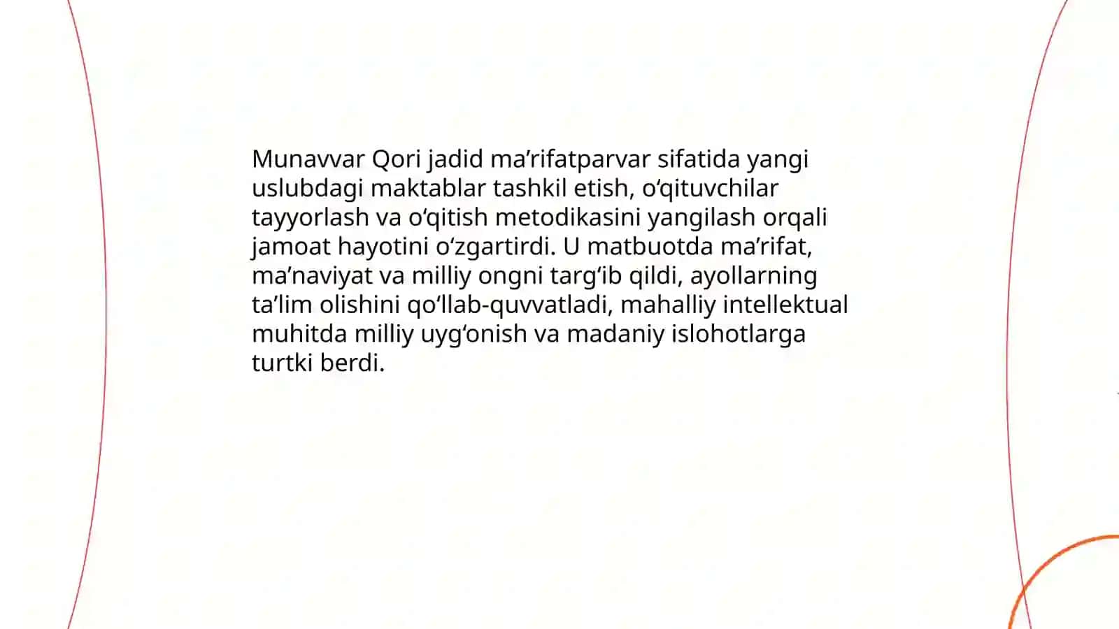 Jadid ma’rifatparvarlarining mintaqaviy ijtimoiy-ma’naviy hayotda tutgan umumiy o‘rni 4