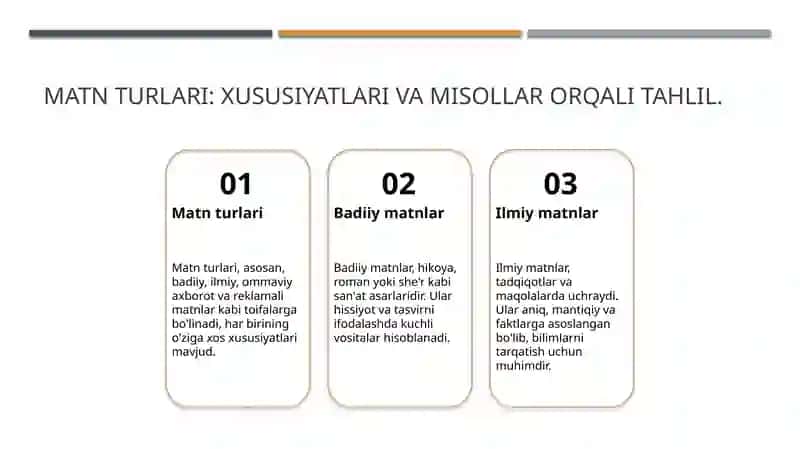 Matn va uning turlari 4