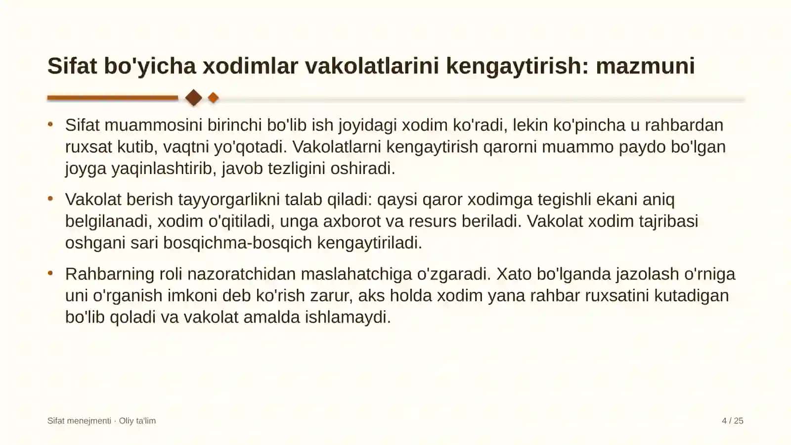 parfyumeriya kosmetika sanoatida sifat bo'yicha xodimlar vakolatlarini kengaytirish 2142 4