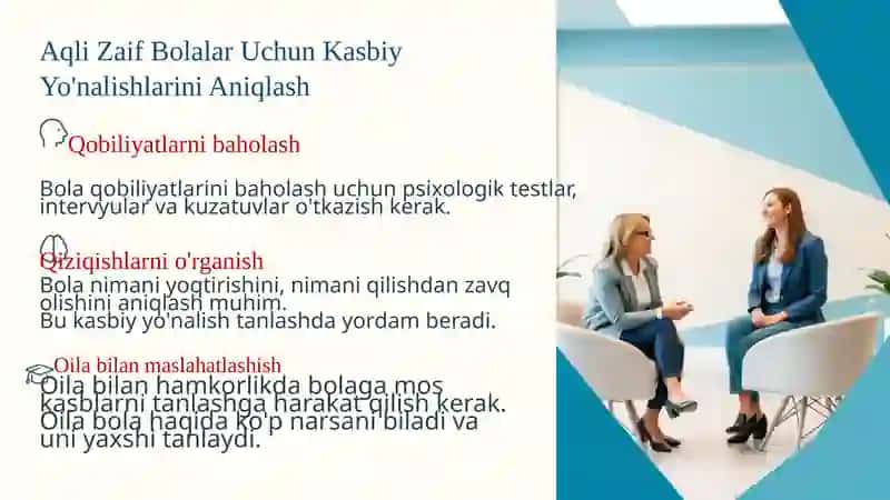Aqli Zaif Bolalar Uchun Kasbiy Yo'nalishlar 4