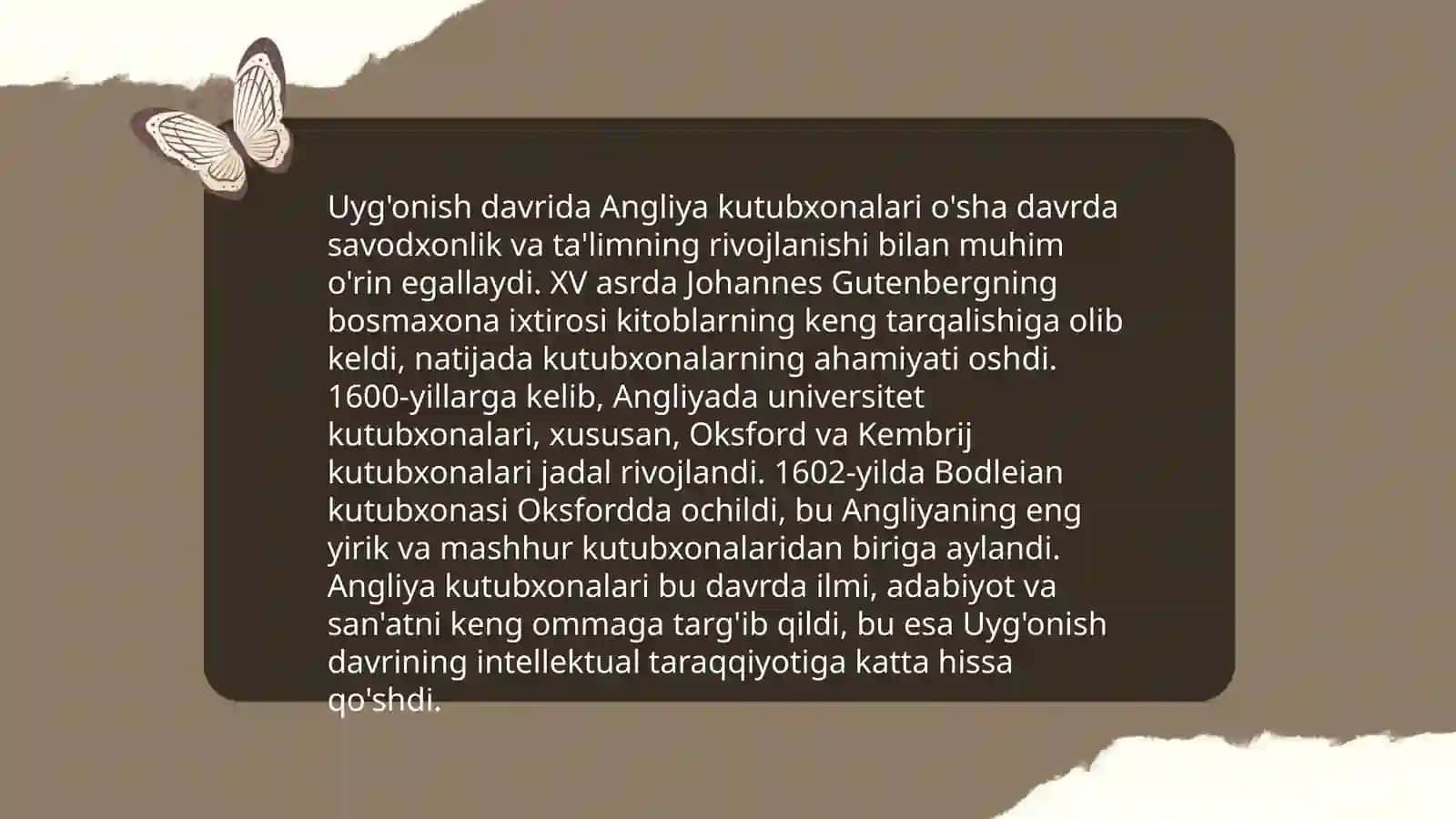 Uyg'onish daavrida AQSH va Angliya kutubxonasi 4