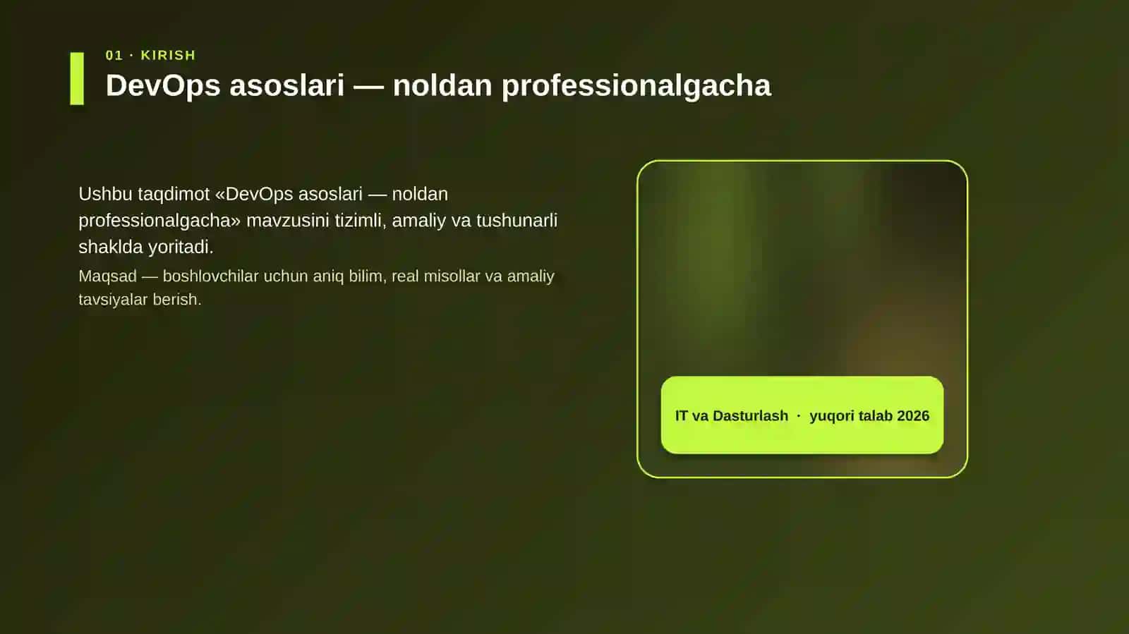 DevOps asoslari — noldan professionalgacha 4