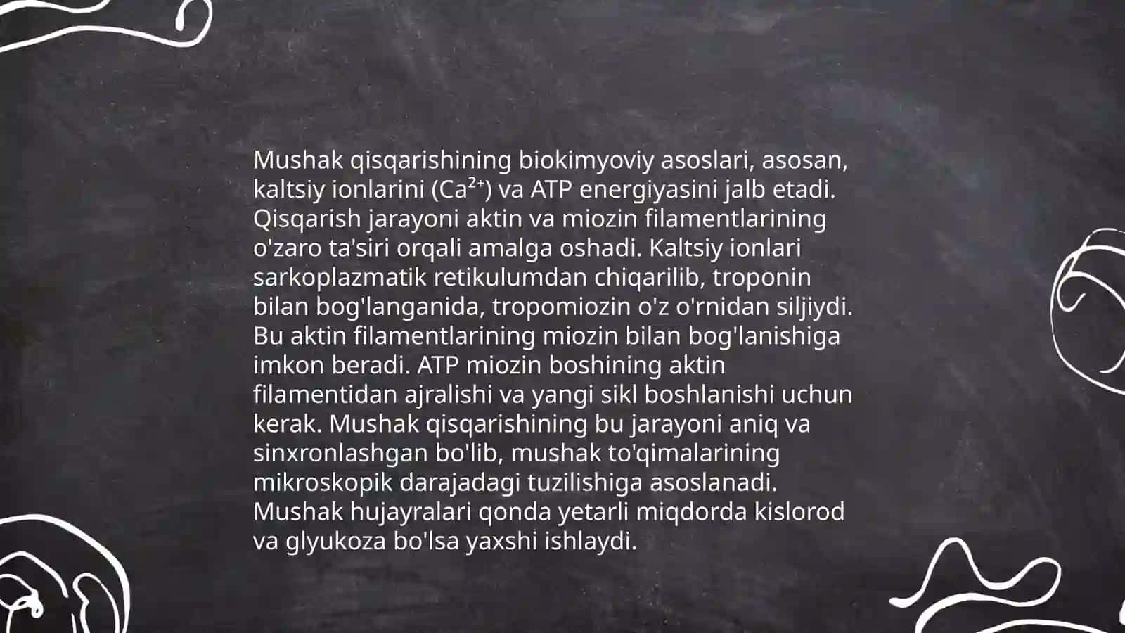 Mushak qisqarish mexanizmining morfologik asoslari 4