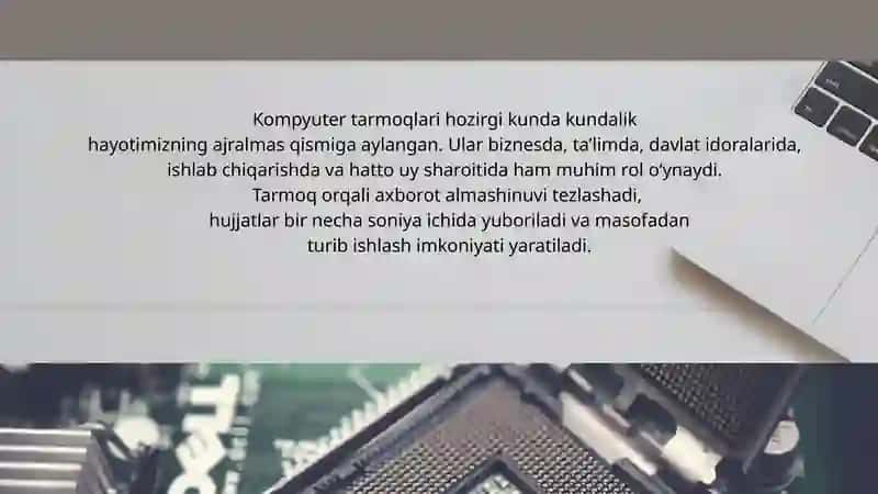 Kompyuter tarmoqlari asoslari 4